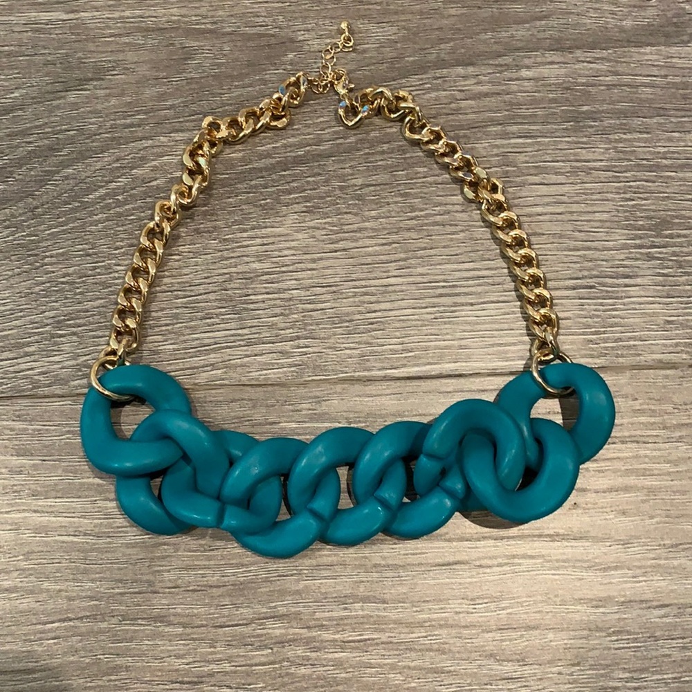 Chain Link Statement Necklace - image 1
